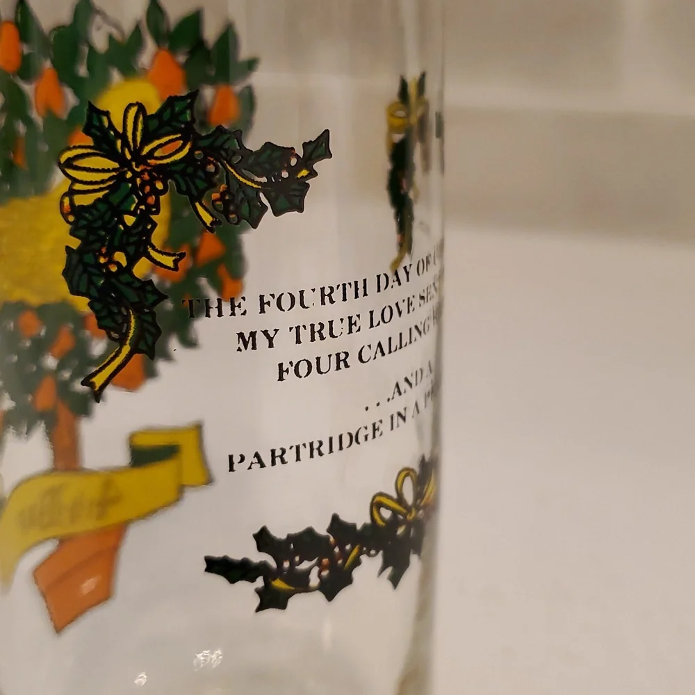 Vintage 12 Days of Christmas 4th Day Four Calling Birds